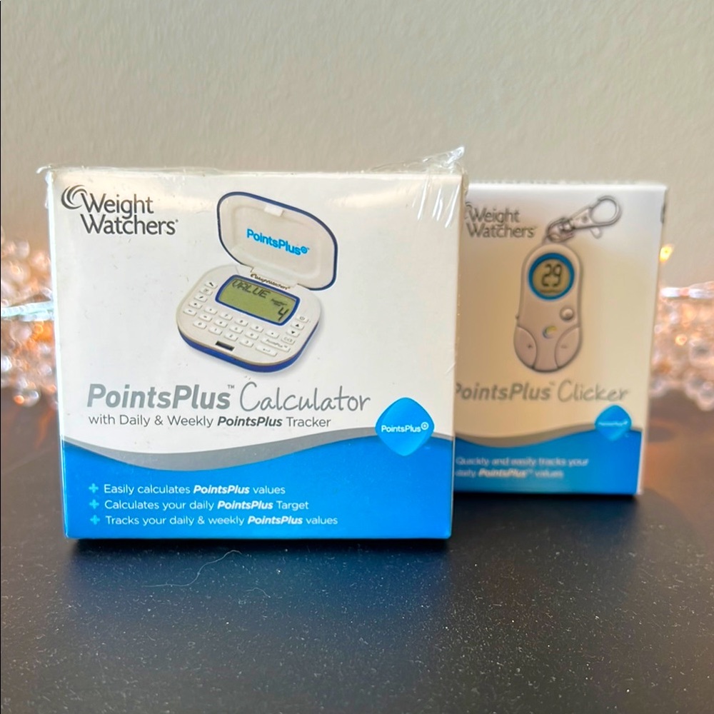 NIB Weight Watchers PointsPlus Calculator and Clicker Bundle - Both New In Box